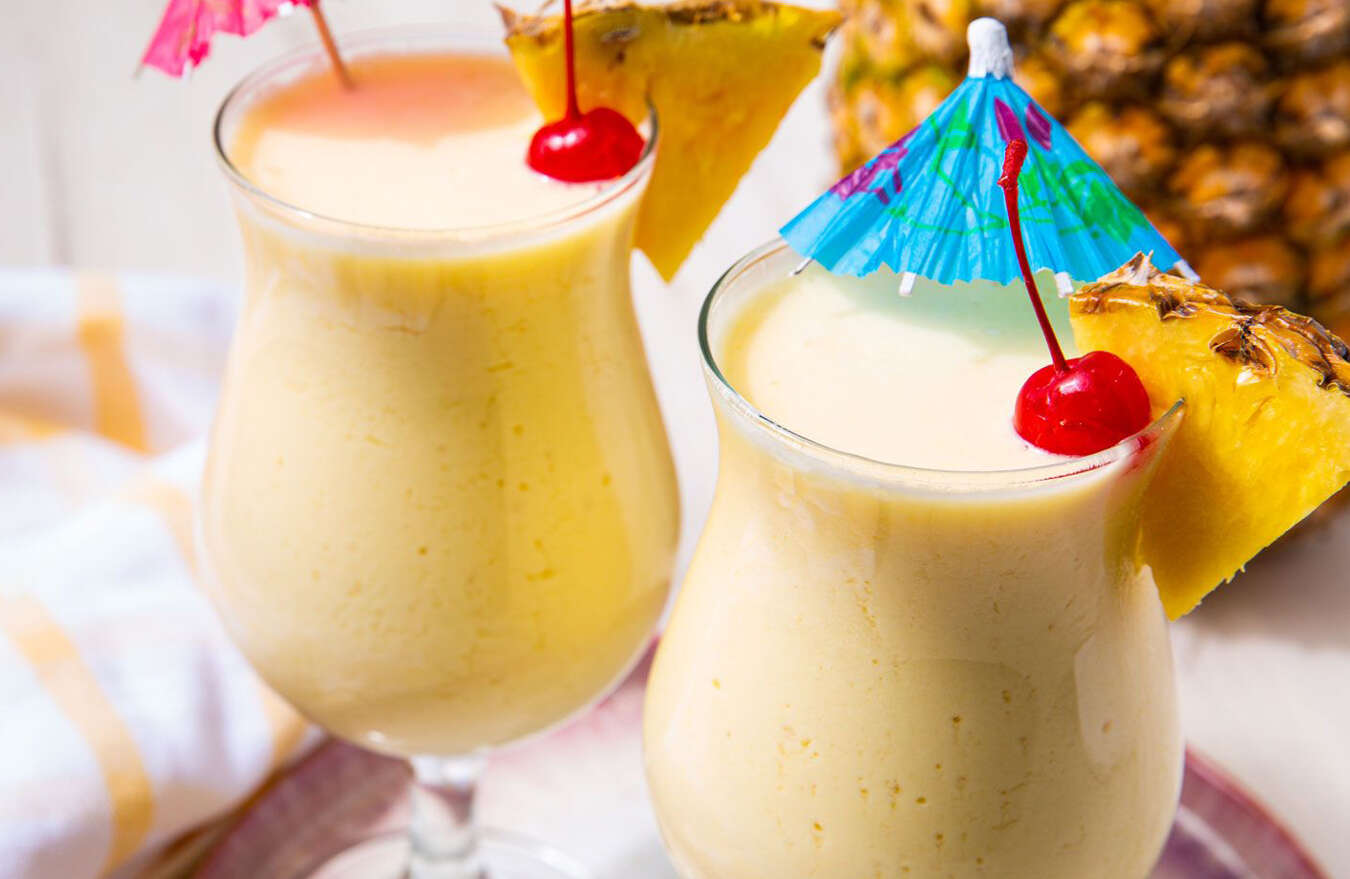 Piña colada sem álcool